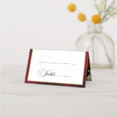 Klassieke Kerst Bloemen Crest Monogram Bruiloft (Voorkant)