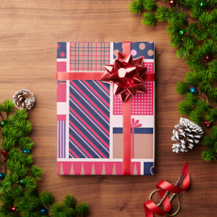 🎄Klassieke Kerst Collage Cadeaupapier