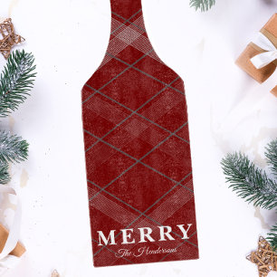 Klassieke Kerst Gingham Op Maat Snijplank