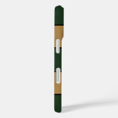 Klassieke Kerst groene en gouden strepen Case-Mate iPhone Case (Achterkant / Rechts)