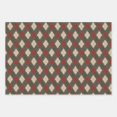 Klassieke kerst inpakpapier vel (Voorkant)