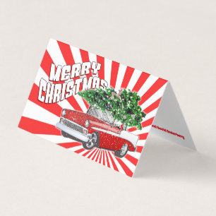 Klassieke kerst met Retro Classic Kaart