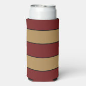 Klassieke Kerst Rood en Gouden Strepen (Seltzer Achterkant)