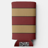 Klassieke Kerst Rood en Gouden Strepen (Achterkant)