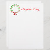 Klassieke kerstbrief (Voorkant / Achterkant)