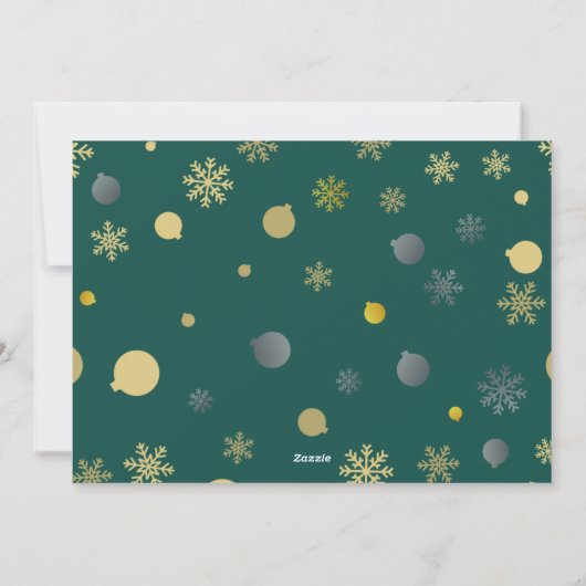 Klassieke Kerstkaart (Achterkant)