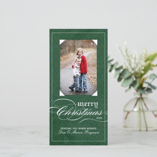 Klassieke kerstkaarten (4x8) feestdagenkaart (Staand voorkant)