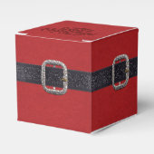 Klassieke kerstkerstmankreet bedankdoosjes (Voorkant Zijde)