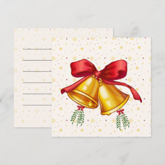 Klassieke Kerstklokken Kerstkaart