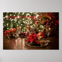 Klassieke Kerstkunst Poster