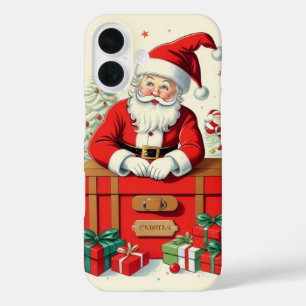 Klassieke kerstman iPhone 16 hoesje