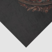 Klassieke Kerstman in Lijst Decoupage Craf Tissuepapier (Detail)