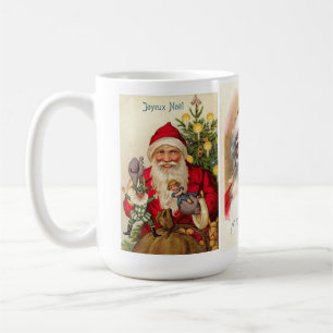 Klassieke kerstman koffiemok