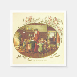 Klassieke Kerstman Servetten