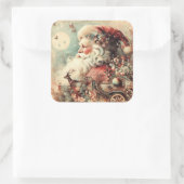 Klassieke Kerstman Stickers (Tas)