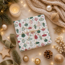 Klassieke Kerstversiering en Dennenbomen