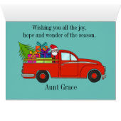  klassieke kerstwagen (Binenzijde Horizontaal (Onderkant))