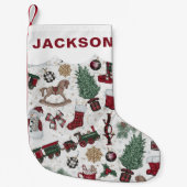 Klassieke Kinder feestdag  kijk Kleine Kerstsok (Voorkant)