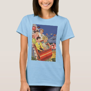Klassieke kinderballonnen Hond achtbaanrit T-shirt