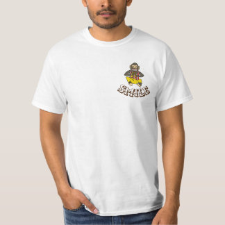 Klassieke klappende aap speelgoed "SMILE" T-shirt