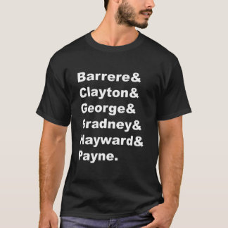 Klassieke kleine veelbetekenende lijn omhoog t-shirt