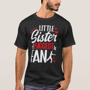 Klassieke kleine zus grootste fan karate zus Pr T-shirt