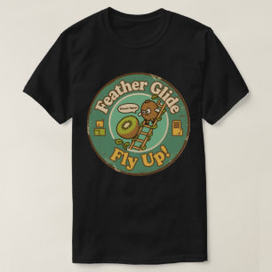 Klassieke Klimmende Kiwi Bijna Daar Leuk T-shirt