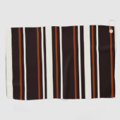 Klassieke koffie Brown Golfhanddoek (Horizontaal)
