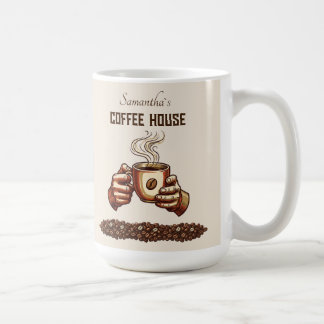 Klassieke koffiekop Custom Café Merk Koffiemok