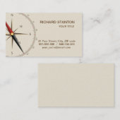 Klassieke kompas visitekaartje (Voorkant / Achterkant)