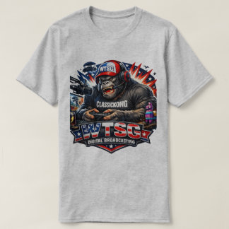 Klassieke Kong WTSG Digital Broadcasting T-shirt