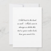 Klassieke koningin's kroon kaart (Achterkant)