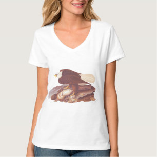 Klassieke koolvis met verse vis t-shirt