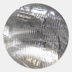 Klassieke koplampen voor auto's ronde sticker