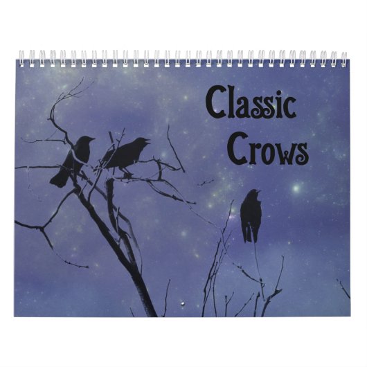 Klassieke kraaienkalender kalender (Hoes)