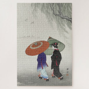 Klassieke Kunst Japanse Vrouwen in Kimono's in de Legpuzzel