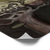 Klassieke kunst Prinses in het bos Kinderkunst Poster (Hoek)