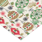 Klassieke Kunst, Retro Kerst, Sieraden Medium Tafelloper (Hoek)