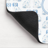 Klassieke Lady Blue en White Chinoiserie Dogs Muismat (Hoek)