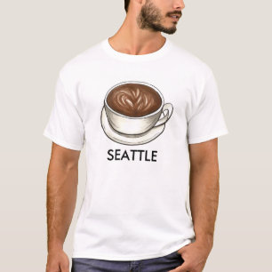 Klassieke Latte Shop Barista T-shirt