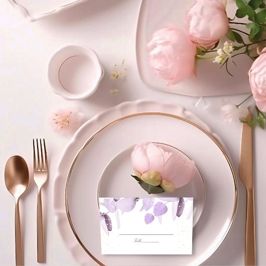 Klassieke lavender Eucalyptus Glitter Wedde Place