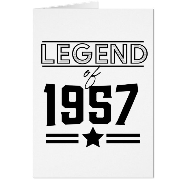 Klassieke Legende van 1957 (Voorkant)