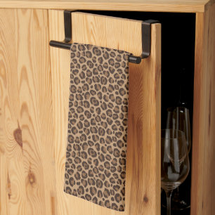Klassieke leopard-reeks ontwerp 12 theedoek