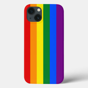 Klassieke LGBTQ Rainbow Pride vlag iPhone 13 Hoesje
