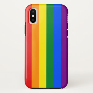 Klassieke LGBTQ Rainbow Pride vlag iPhone X Hoesje