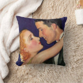 Klassieke liefde en romantiek, retro Hollywood-fil Kussen (Deken)