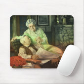 Klassieke liefde en romantiek; romantische grootou muismat (Met muis)