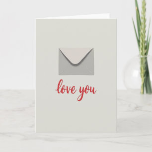 Klassieke Liefde Kaart Romantische Liefde Kaart