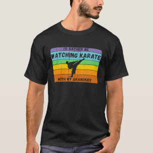 Klassieke liever karate met kleinkinderen Vintage T-shirt
