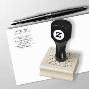 Klassieke lijn Zakelijk Ondernemingsrecht Juridisc Rubberstempel